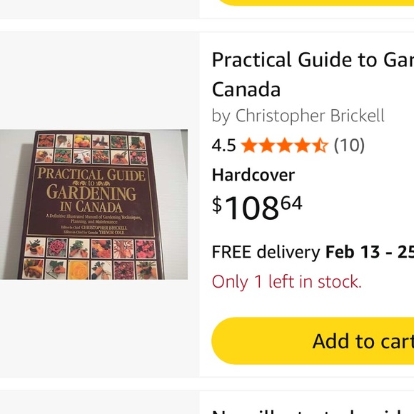 Practical Guide to Gardening in Canada - Black and Gold - Picture 2 of 12